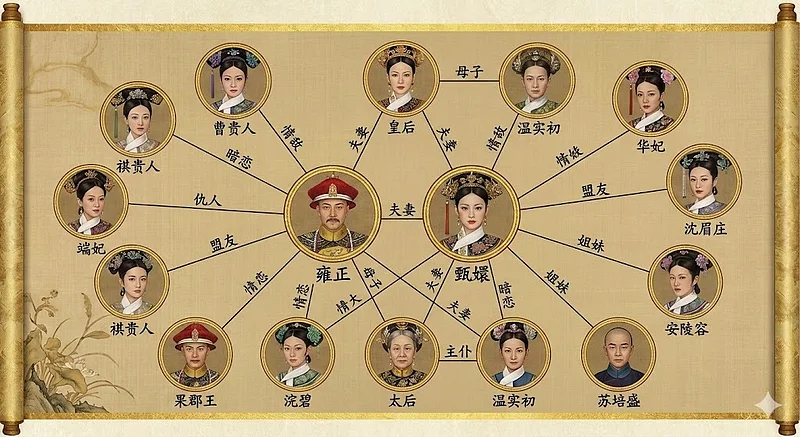 甄嬛传人物关系图