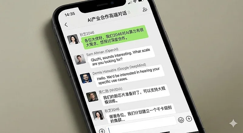 微信群聊消息截图