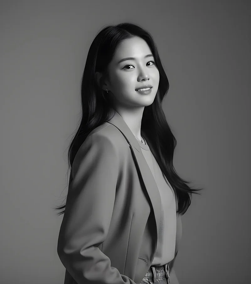 黑白影棚艺术肖像