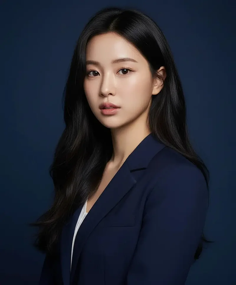 美式风格证件照