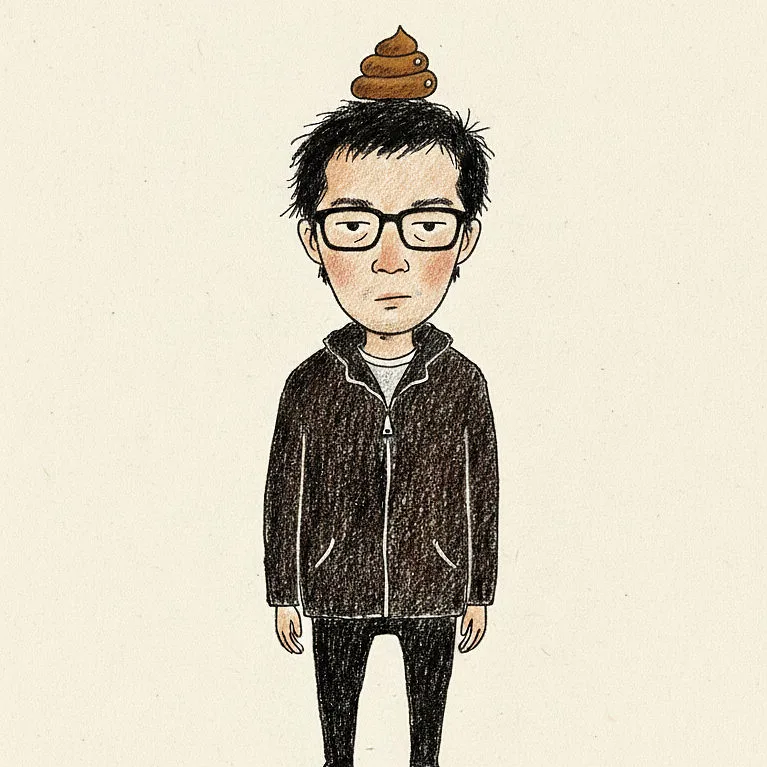 艺术风格转换 · 儿童绘本（头顶有粑粑）