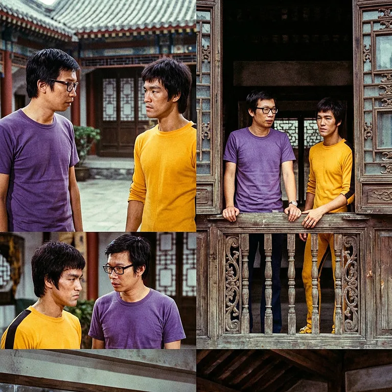 艺术风格转换 · 和李小龙一起拍电影