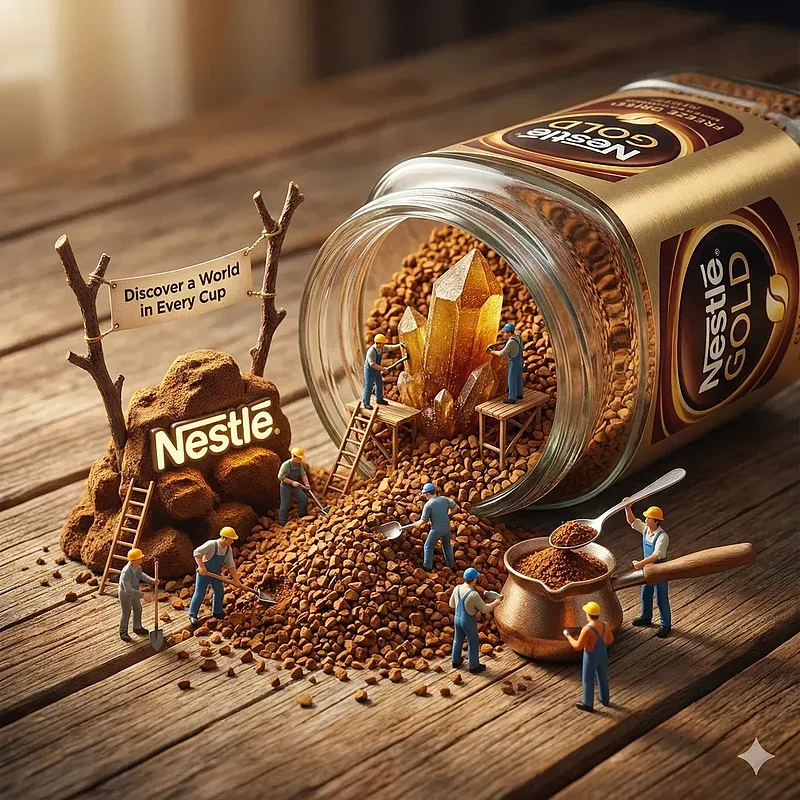 超现实主义风格微缩广告图像