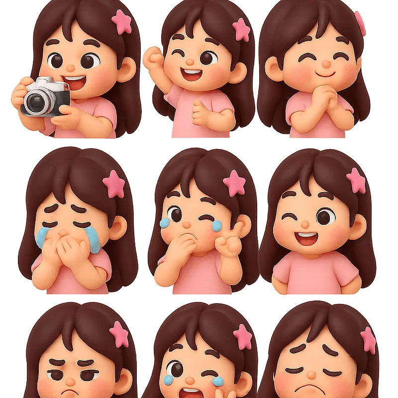 表情包制作 · 3D风格Q版