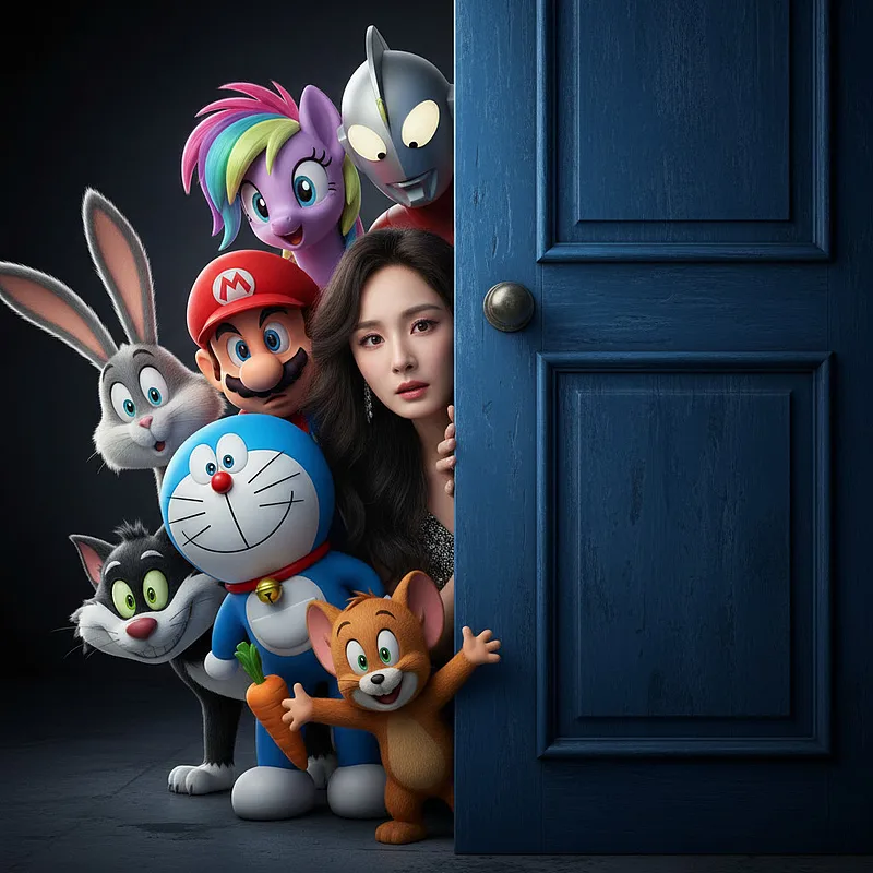 名场面 · 跟各种动漫角色合影 3d