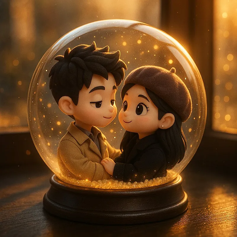 情侣双人写真 · 爱的水晶球