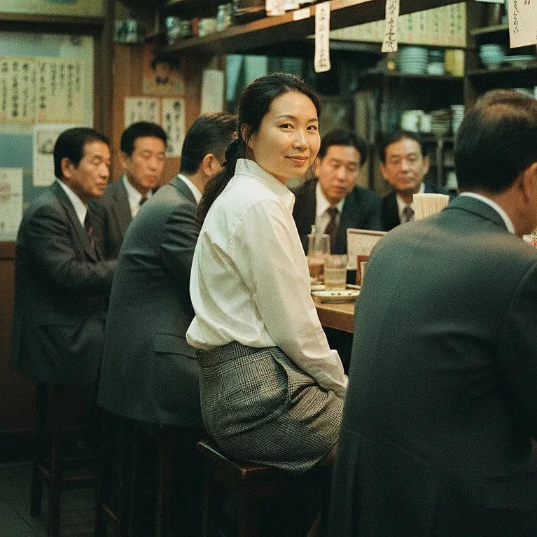 女生写真 · 日本复古酒吧氛围（女）