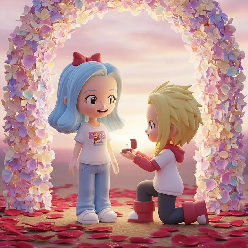 情侣双人写真 · 求婚