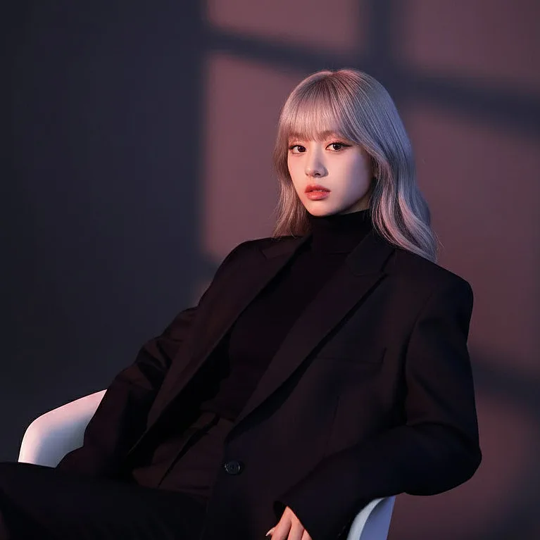 女生写真 · 黑色主题（女）