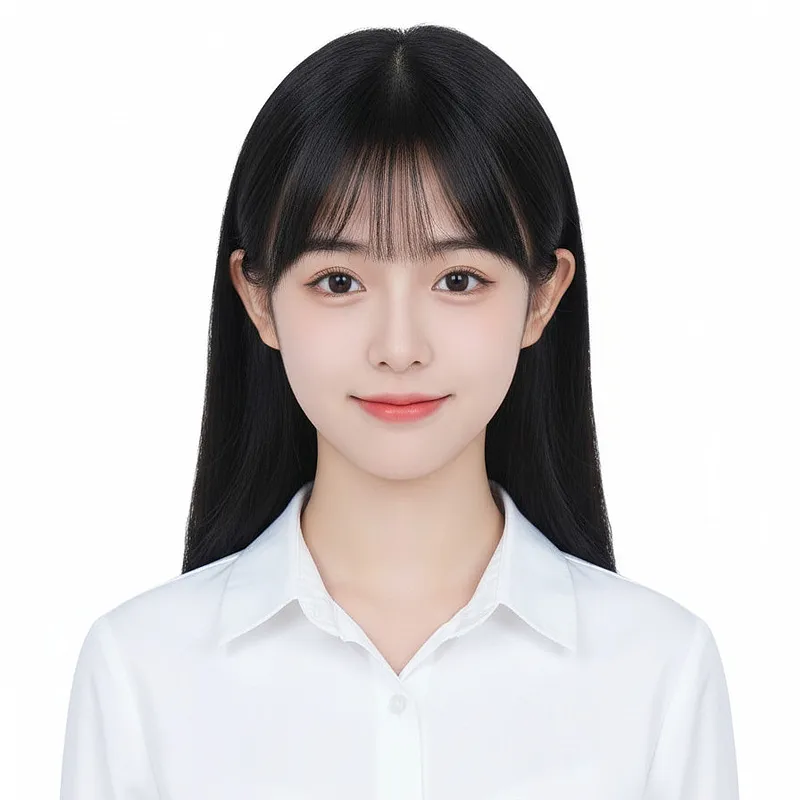 单人半身肖像、证件照 · 证件照