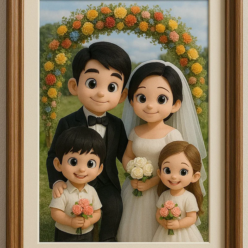 情侣双人写真 · 3D全家福