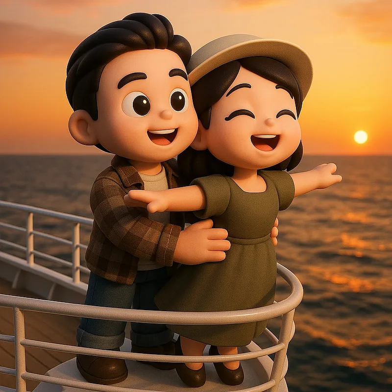 情侣双人写真 · 泰坦尼克