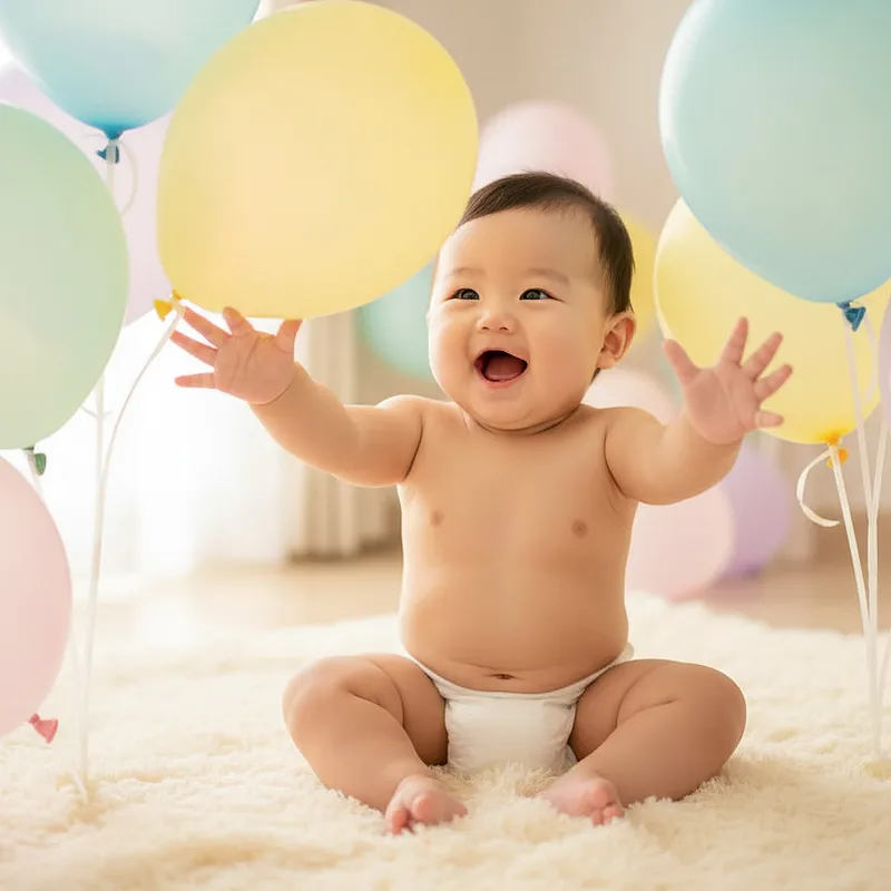 宝宝-儿童写真 · 彩色气球互动