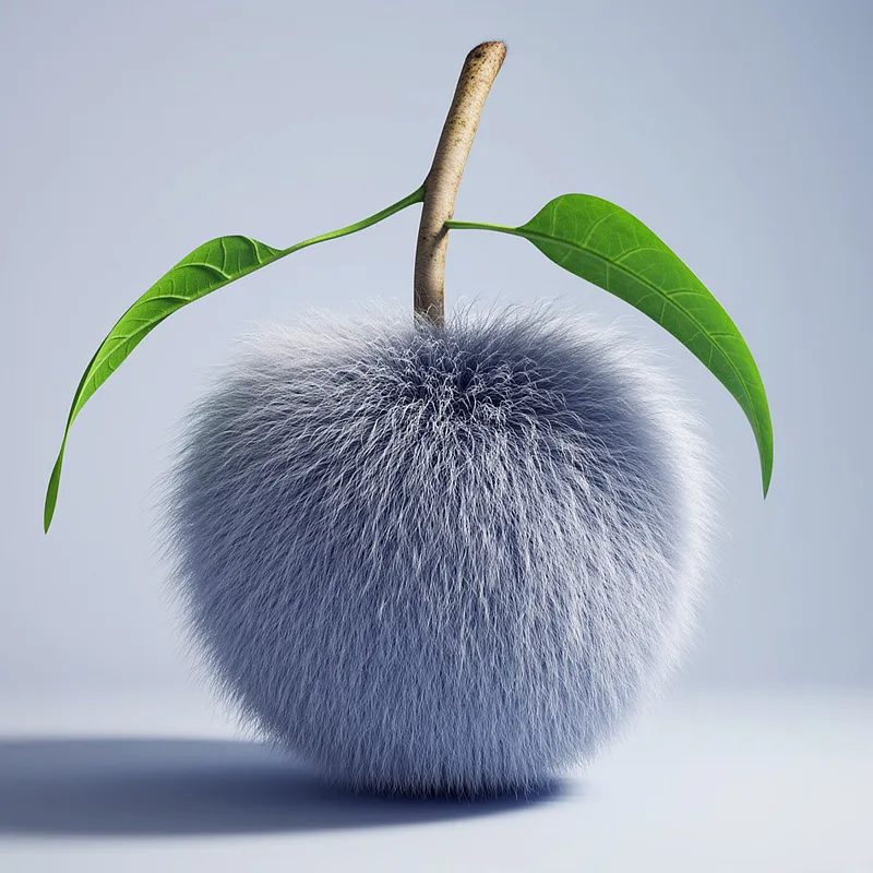 创意玩法 · 一半毛茸茸的一半逼真的物体