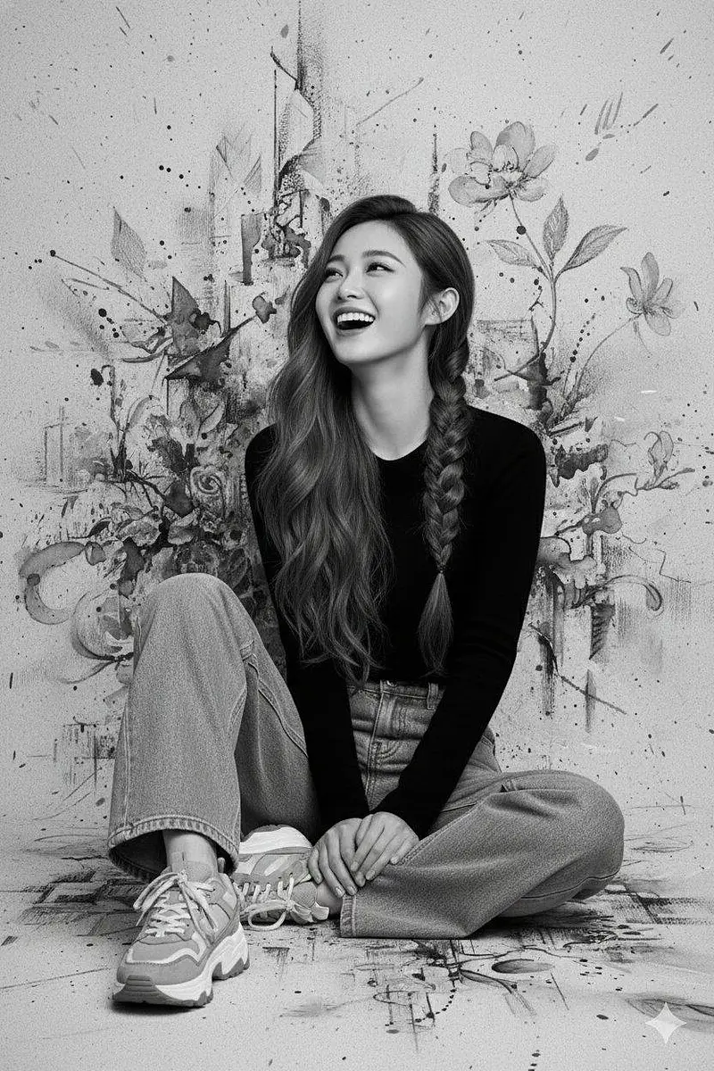 优雅女性艺术肖像