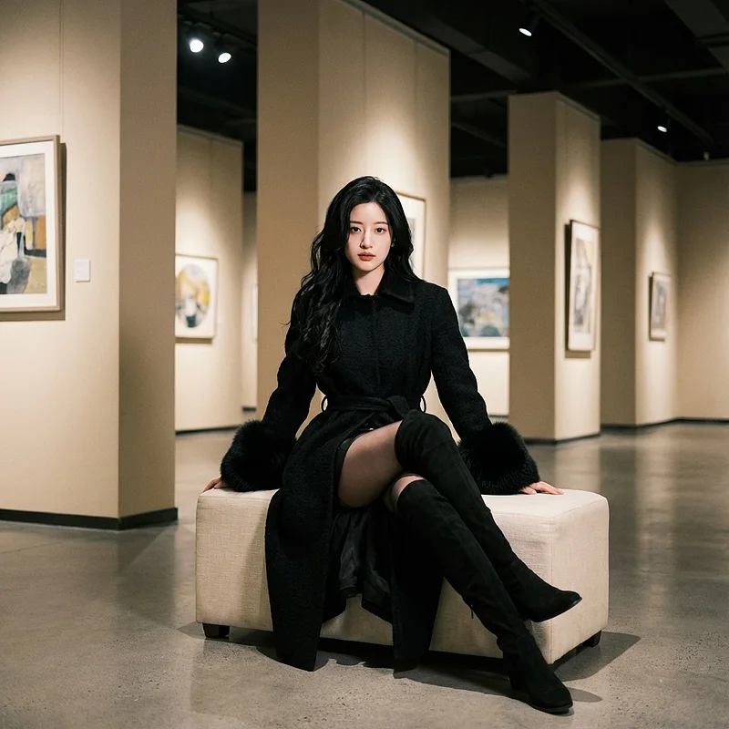 黑色冷艳风写真